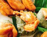 Hình bước làm 2 của món Cánh gà chiên nước mắmXôi lá dứa :)