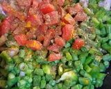 A picture of step 2 of Moong dal cheese cheela.