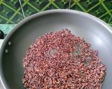 A picture of step 1 of Kavuni Arisi (Black rice) Ladoo.