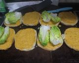 Foto del paso 4 de la receta: Bocaditos de hamburguesas de trucha con panceta