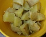 A picture of step 1 of Sweet potato chat.