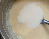 A picture of step 2 of Sattu Chilla with veggie.