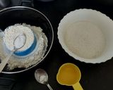A picture of step 1 of Badhusha.