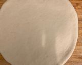 A picture of step 3 of Dabeli Bun pav in Rose shape.
