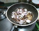A picture of step 3 of Schezwan Rice.