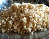 A picture of step 3 of Coconut burfi.