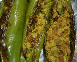 A picture of step 3 of Stuffed chilly.