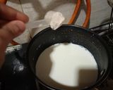 A picture of step 3 of Badam milk.