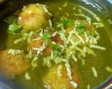 A picture of step 5 of Spinach paneer kofta with cheese.