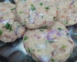 A picture of step 4 of Rajma Kabab.