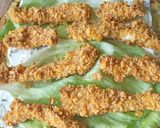 A picture of step 4 of Zucchini Wraps, Baked Chicken Nuggets, and Yogurt Sauce.