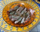 Une image de l'étape 14 de Aiguillettes de canard au martini rouge, tomate et oignon.