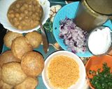 A picture of step 1 of Instant pani puri.