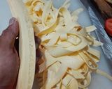 Foto del paso 8 de la receta: Sierra en salsa moscatel acompañadas de cabellos de plátano verde fritos