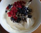 Áfonyás málnás sajttorta recept fázis 3 fotója