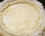 A picture of step 3 of Prawn and asparagus quiche.