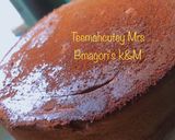 A picture of step 4 of Sponge chocolate cake.