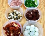 Hình bước làm 1 của món Cháo Thập Cẩm