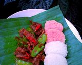 Foto langkah ke 4 dari resep Lontong Gurih Merah Putih🇮🇩.