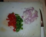 A picture of step 1 of Chicken sandwich spread.