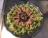 Une image de l'étape 5 de Salade de courgettes râpées aux sardines,oignon rouge et algues.