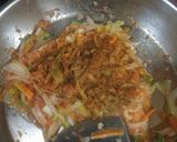 A picture of step 2 of Veg kathi Roll.