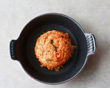 Foto langkah ke 9 dari resep Kimchi Bokkeumbab Nasi goreng Korea.