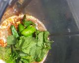 A picture of step 7 of Chicken Chutney Roll 😋.