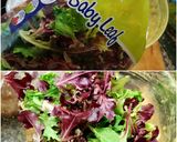 Foto del paso 10 de la receta Ensalada de brotes tiernos y Espinacas con vinagreta de Mango