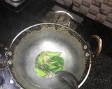 A picture of step 4 of Spinach Khaman Dhokla.