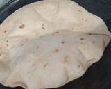 A picture of step 6 of Chapati/Roti.