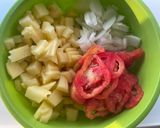 รูปขั้นตอนการทำที่ 1 ของ ไข่กะทะ 🍞🍅🥚