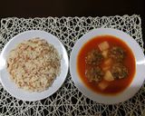 صورة لخطوة 7 من وصفة كفتة داوود باشا وأرز بشعيرية