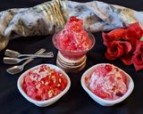 A picture of step 5 of Watermelon ice gola.