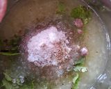 A picture of step 3 of Green Mango Panna.