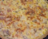 Foto del paso 5 de la receta: Quiche de pollo, choclo y champiñones