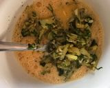 รูปขั้นตอนการทำที่ 4 ของ ไข่เจียวมันฝรั่ง แซลมอนรมควัน ซอสมาสตาร์ท Low carb