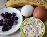 藍莓燕麥鬆餅(無麵粉奶油)食譜步驟1照片