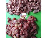 A picture of step 1 of Chicken sausage beef sauce.