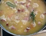 Foto del paso 7 de la receta Arroz con butifarra y puntas de jamón