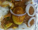 A picture of step 4 of Sweetcorn egg masala.