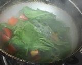 A picture of step 1 of Spinach soup🥣.