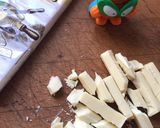 Foto del paso 3 de la receta Coca y magdalenas de naranja, manzana y chocolate blanco