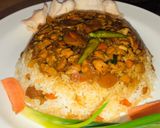 Foto langkah ke 6 dari resep Nasi Tim Ayam Sosis Kecap.