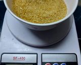 Hình bước làm 1 của món Rau câu hoa đậu biếc sữa dừa
