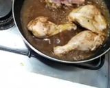 A picture of step 3 of Murgh Chanay dhaba style.