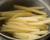 A picture of step 1 of French fries.