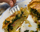 Foto del paso 3 de la receta: Hojaldre de espinacas con jamón y queso airfryer