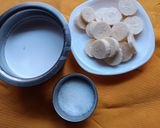 A picture of step 1 of 4 Minutes Banana Coconut Milk Smoothie.