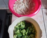 Foto langkah ke 1 dari resep 48. Tumis Brokoli Jamur 🥦🍄.